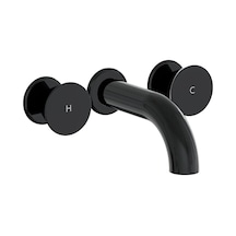 VitrA Liquid A4269039 Ankastre Lavabo Bataryası Parlak Siyah VitrA Liquid A4269039 Ankastre Lavabo Bataryası Parlak Siyah