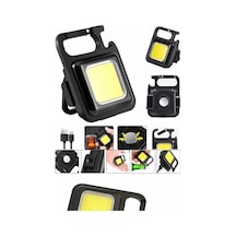 Techmrt Işıldak Usb Şarjlı Cep El Feneri Taşınabilir Mini Led Işık Çok Fonksiyonlu Çok Renkli
