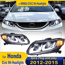 Honda Civic Fb7 2012-2015 Çift U Ledli Ön Far
