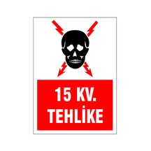 15 Kv. Teklike, İsg Uyarı Levhası