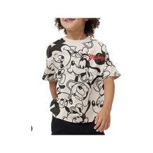 Lolliboomkids Erkek Çocuk Sevimli Karakter Mickey Baskılı Siyah Beyaz Renk Şortlu T-shirt Şort Takım Beyaz - Siyah