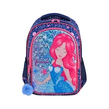 Muggle Okul Çantası Marmaid Lacivert Mu-8836 Çok Renkli