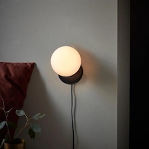 Rsylight Retro Metal Glop Camlı Kablolu Fişli Dekoratif Duvar Aplik Diğer