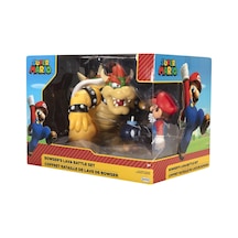 Nintendo Mario Ve Bowser Lava Savaşı Figür Lisanslı 18cm