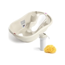 Okbaby Onda Evol Bebek Banyo Seti 3 Parça Kırık Beyaz