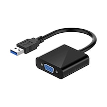 Yeni 2023 Usb 3.0 Vga Çevirici Adaptör Usb To Vga Dönüştürücü Kablo 1080p Adaptörü Dönüştürücü