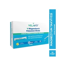 Velavit Magnesium & Potassium Citrate 20 Sticks