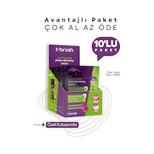 Tbrush Plak Kaşifi ve Tartar Gösterici Tablet (10 Paket)
