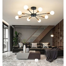 Yıldız Salon - Mutfak - Cafe Model Tavan Plofonyer 8 Li Avize Ampulsüz Diğer