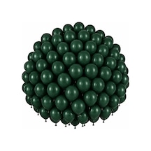 Koyu Yeşil Renk Lateks Pastel Balon 30 Cm - 100 Adet