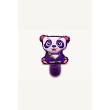 Dijital Panda Kuyruk Hışırtı Detaylı Peluş Oyuncak Mor