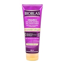 Bioblas Kolajen & Keratin Onarıcı Dolgunlaştırıcı Saç Bakım Kremi 250 Ml İnce Ve Yıpranmış Saçlar İçin Hacim, Kolay Tarama Ve Parlaklık