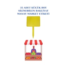 Yaz Sil Küçük Boy Sapla Bakliyat Etiketliği 35 Adet Manav Pazarcı Diğer