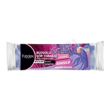 4 Adet Flodex Büzgülü Büyük Boy Lavanta Kokulu Çöp Torbası