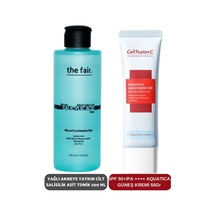 The Fair Yağlı Akneye Yatkın Cilt Salisilik Asit Tonik SPF50+ 200 ML + Aquatica Güneş Kremi 50 ML