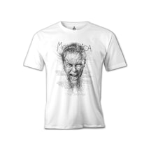 Metallica - Enter Sandman Beyaz Erkek Tshirt