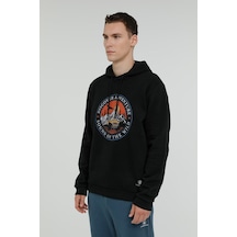 Lumberjack M-CG575 WILD HOODIE 2PR Siyah Erkek Sweatshirt Siyah