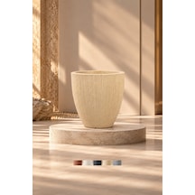 Bostann Dekoratif Saksı - Botonıa 030 - 50l - Bej 50 Lt