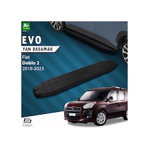 S-dizayn Fiat Doblo 2 Evo Siyah Yan Basamak 193 Cm 2010-2022 A+ Kalite