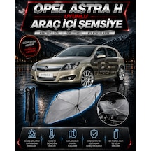 Opel Astra H Araç Ön Cam Güneşliği Katlanabilir Şemsiye Oto Güneşlik Uv Korumalı Gölgelik Araba Oto Şemsiyesi