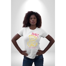 Artık Katlan Unisex Unisex Beyaz Organik Baskılı T-shirt Penye Yüksek Kalite Beyaz