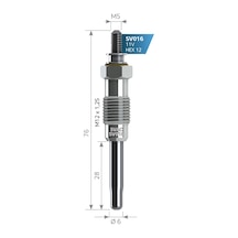 Svac Sv016 Isıtma Kızdırma Bujisi Tm30 Ch62