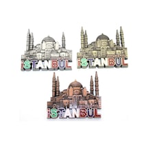 İstanbul Temalı Metal Magnet Alk3342