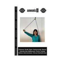 Fitness Evde Spor Salonunda Omuz Çalıştırma Makarası Form Tutma Salon Antrenmanı Vücut Geliştirme