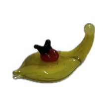 El Yapımı Mini Murano Cam Yaprak Üstü Uğur Böceği Biblo A154-06