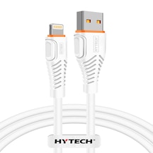 Hytech Hy-X335 1.2M 3A Lightning Beyaz Data + Şarj Kablosu