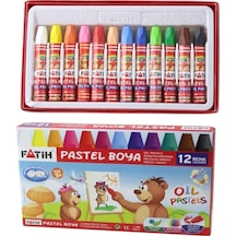 Fatih Renkli Pastel Boya 12'Li
