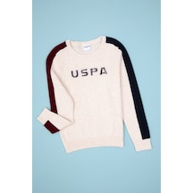 U.s. Polo Assn. Erkek Çocuk Krem Melanj Kazak /triko 50311133-vr159 Krem Melanj