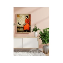 Ahşap Çerçeveli Tek Parça Oturma Odası Salon Mutfak Dekoratif Tablo Çok Renkli - 817105018 Çok Renkli