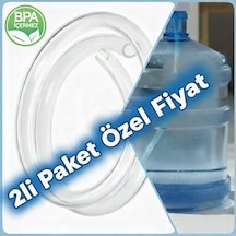 Dyzer Gıda Uyumlu Silikon Hortum -şarjlı Damacana Su Pompasına Uygun -bpa İçermez -55cm - 6mmx8mm - 2 Adet
