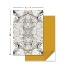 Kendinden Yapışkanlı Mermer Desenli Panel Taş Mermer Desen 82x122 Cm 5 Adet 5 M2