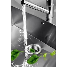 Paslanmaz 11cm Çapında Paslanmaz Çelik Büyük Boy Seyyar Kaliteli Lavabo Süzgeci 5 Adet 1410 Metal Diğer
