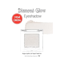 Yoğun Işıltılı Jel Yapılı Tekli Far Diamond Glow Eyeshadow 06 White Blue Diamond Diğer
