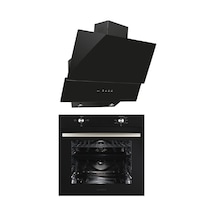 Alveus Şelale MFA 604 - MOD 3000 Siyah Ankastre Set
