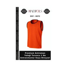 Premium Antreman Yeleği Turuncu 1 No Antrenmanlar Koşu Bireysel