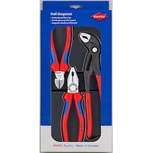 Knipex 002009 Üç Parça Pense Yan Keski Fort Pense Set