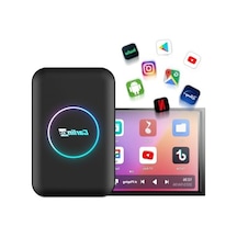 Lite Carplay Ai Box Kablosuz Adaptörü Youtube Netflix İçin, Kablolu Carplay'ı Kablosuz Apple Carplay Ve Kablosuz Android Auto'ya Dönüştür, Fabrika Kablolu Carplay Ve Android Auto Arabaları