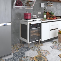 Kenzlife Ankastre Modülü Kabini Esena Mono3 Byz 89-81 60 56 Fırın Ocak Dolabı Ayarlı Ayaklı Üstü Kapalı