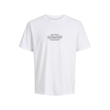 Jack & Jones Jack Jones Tişört Cassis Minimal Crew Neck Beyaz
