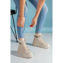 Scoperta Triko Boğazlı Kalın Taban Kadın Bot 001