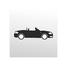 Folyo Sticker Audi 200cm Uzunluk Siyah