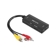 Ga98 Hdmi 1.3 1080p Hdtvden Rca Av Anlaloga Video Ve Ses Dönüştürücü Adaptör Ntsc Pal