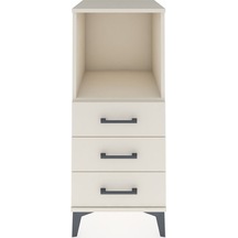 Hyperion Komodin Tek Raflı 3 Çekmeceli 44x44x106 Aytaşı-aytaşı Aytaşı