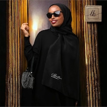La Boutique Simli Şal - Siyah - 70x190 Çok Renkli