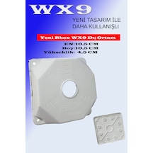 Yeni Rbox Wx9 Güvenlik Kamera Beyaz Mini Buat + Kapağı