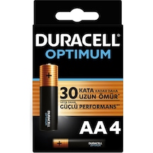 Duracell Optimum Alkalin Pil Aa 4'' Lü Paket
